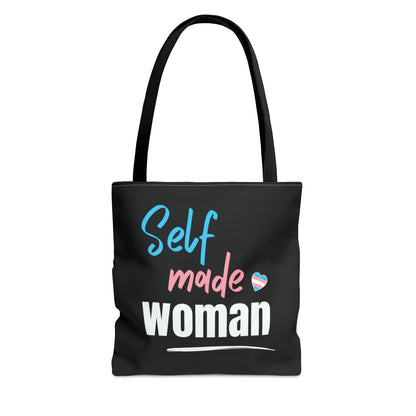 transgender tote bag, mtf trans pride bag