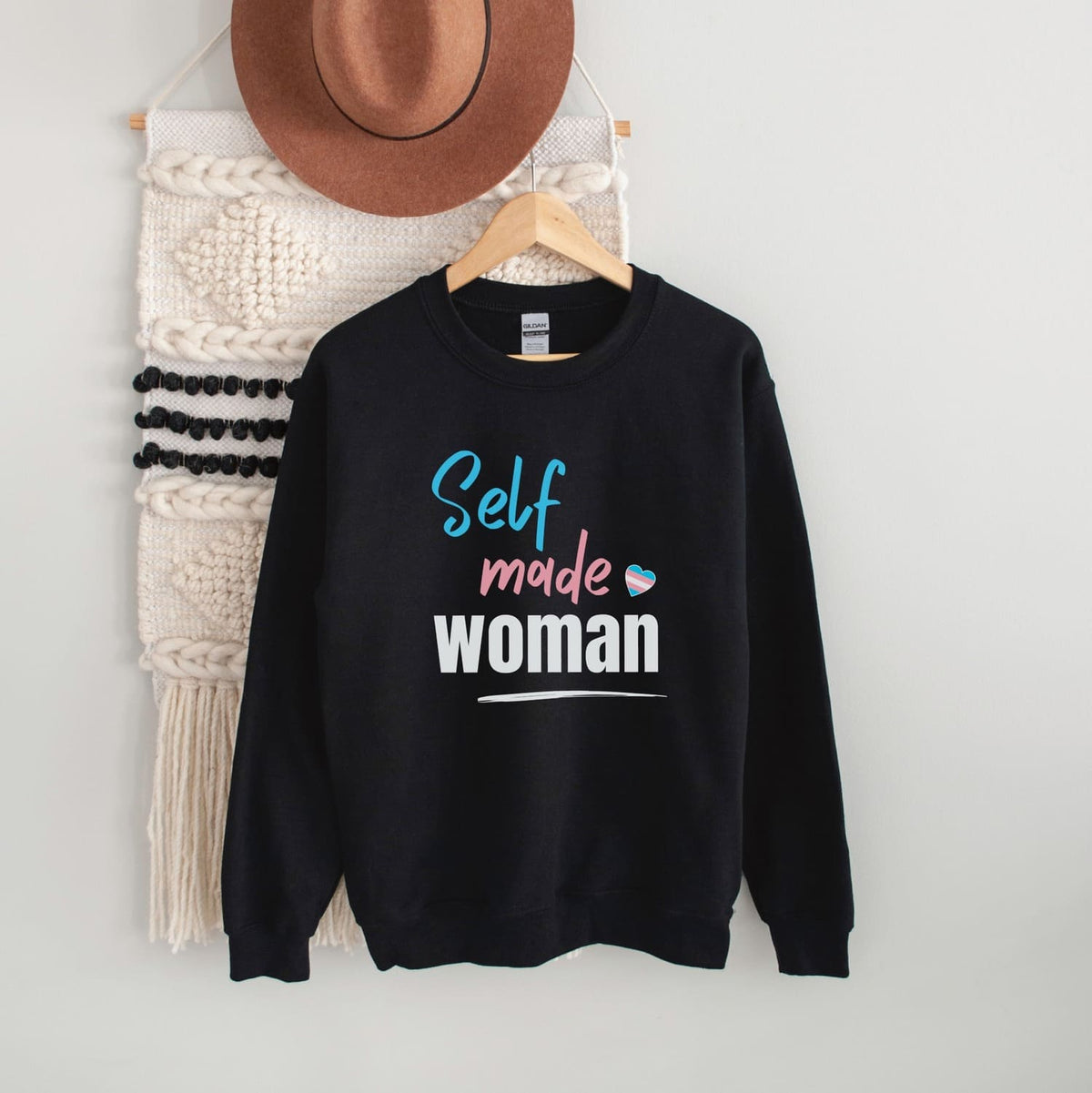 mtf transgender sweatshirt hanging