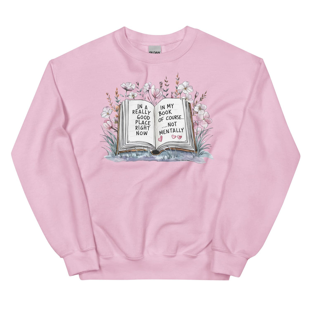 Mental health sweatshirt for readers
