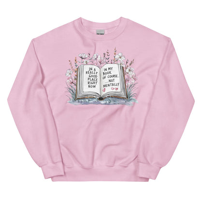 Mental health sweatshirt for readers