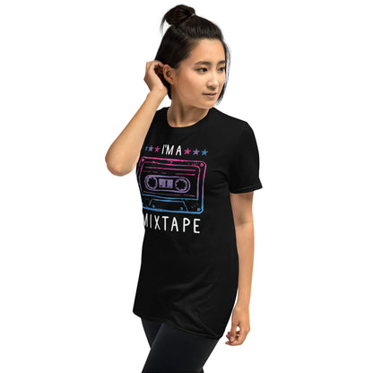 bisexual shirt, mixtape bi pride, model 2