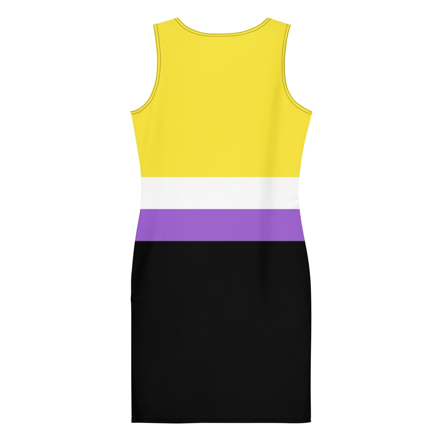 nonbinary dress, flatlay back