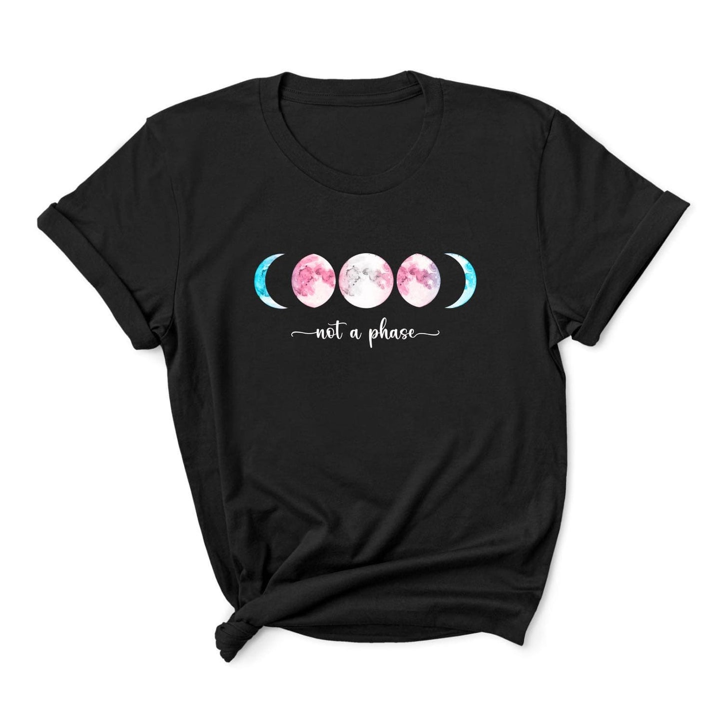 transgender shirt, not a phase moon phases, main