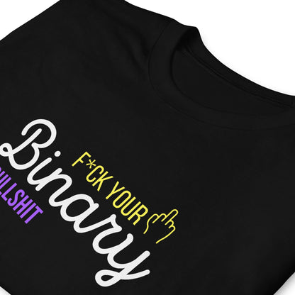 non binary shirt, statement enby pride quote, zoom