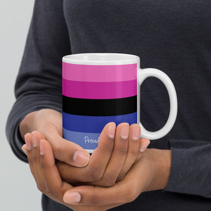 omnisexual coffee mug in hands