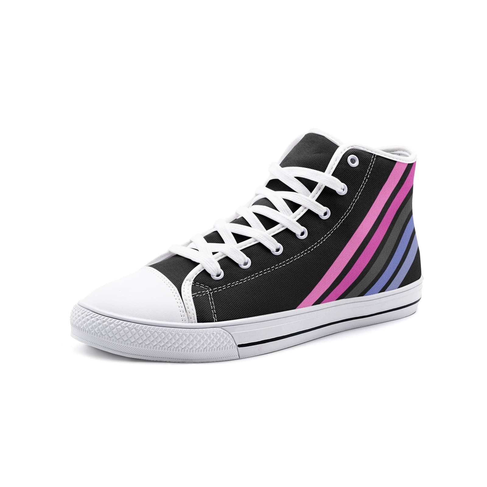 omnisexual shoes, subtle omni sneakers, white