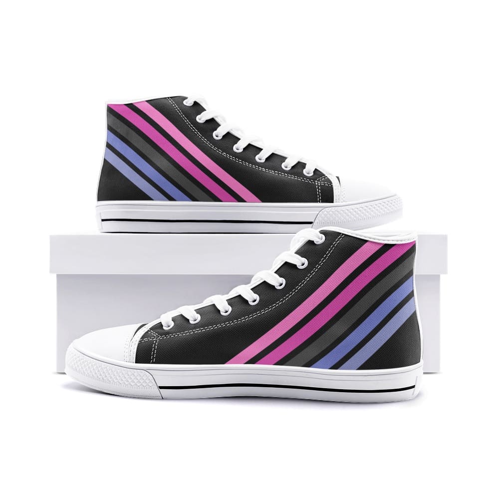 omnisexual shoes, subtle omni sneakers, white