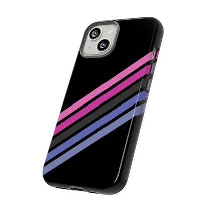 omnisexual phone case, subtle omni pride, side