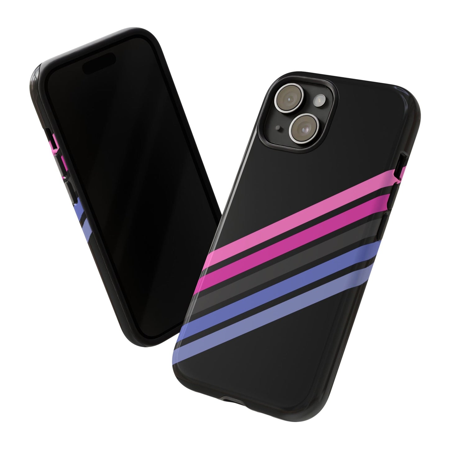 omnisexual phone case, subtle omni pride, tilt