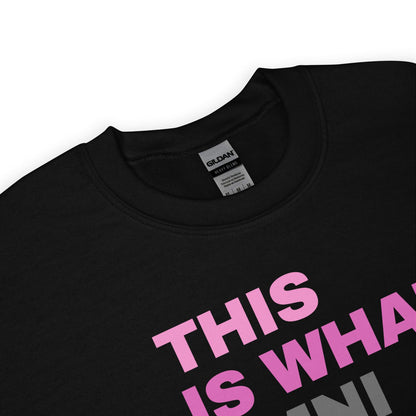 omnisexual sweatshirt in black detail