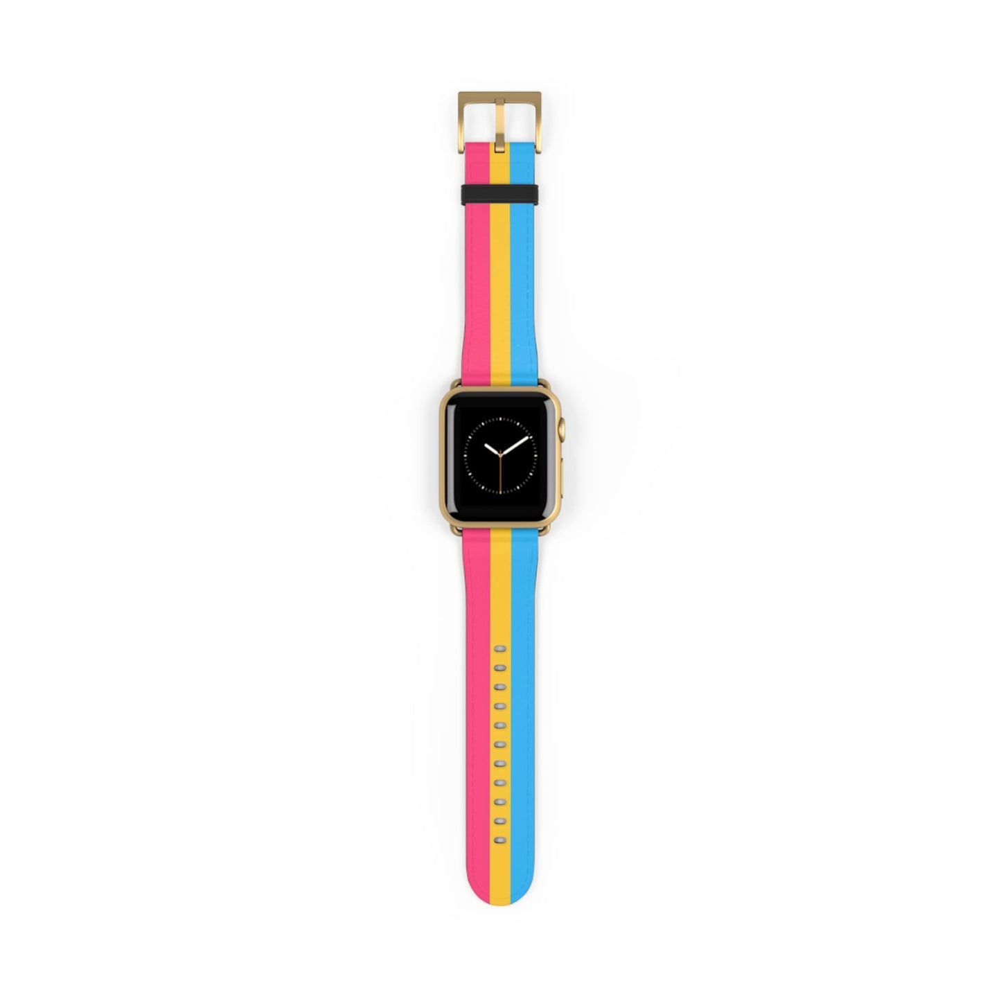 pansexual watch band for Apple iwatch, gold