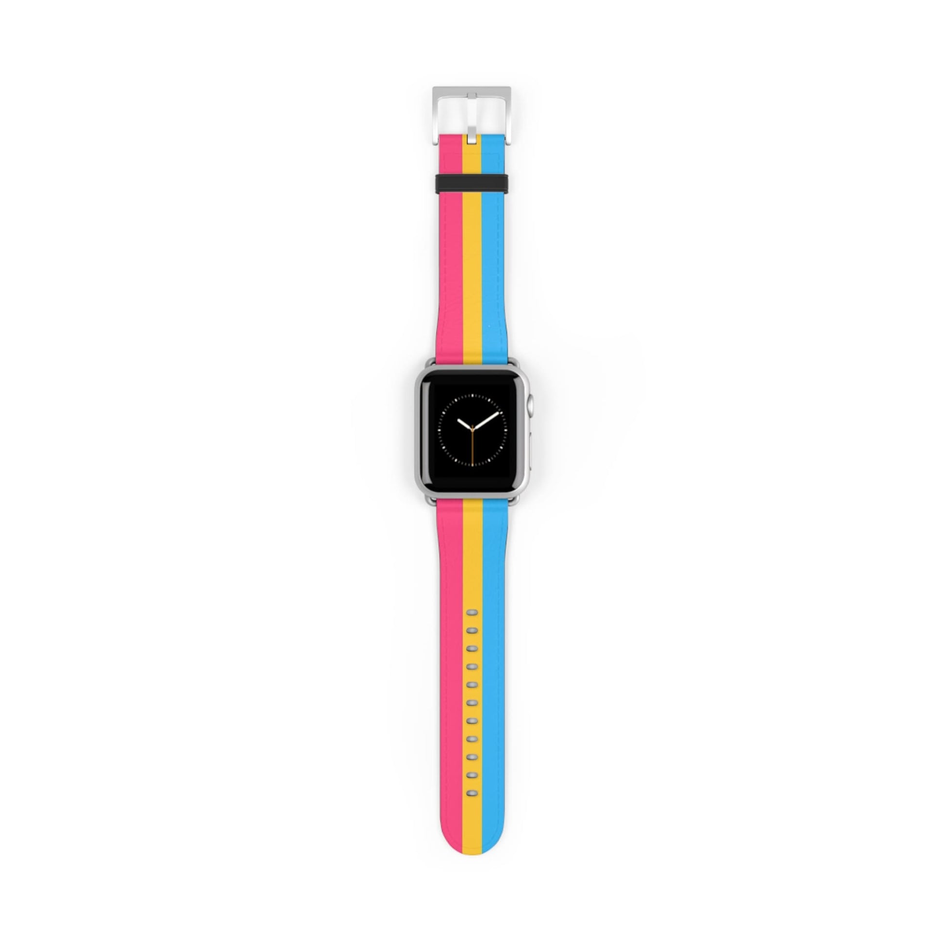 pansexual watch band for Apple iwatch, silver