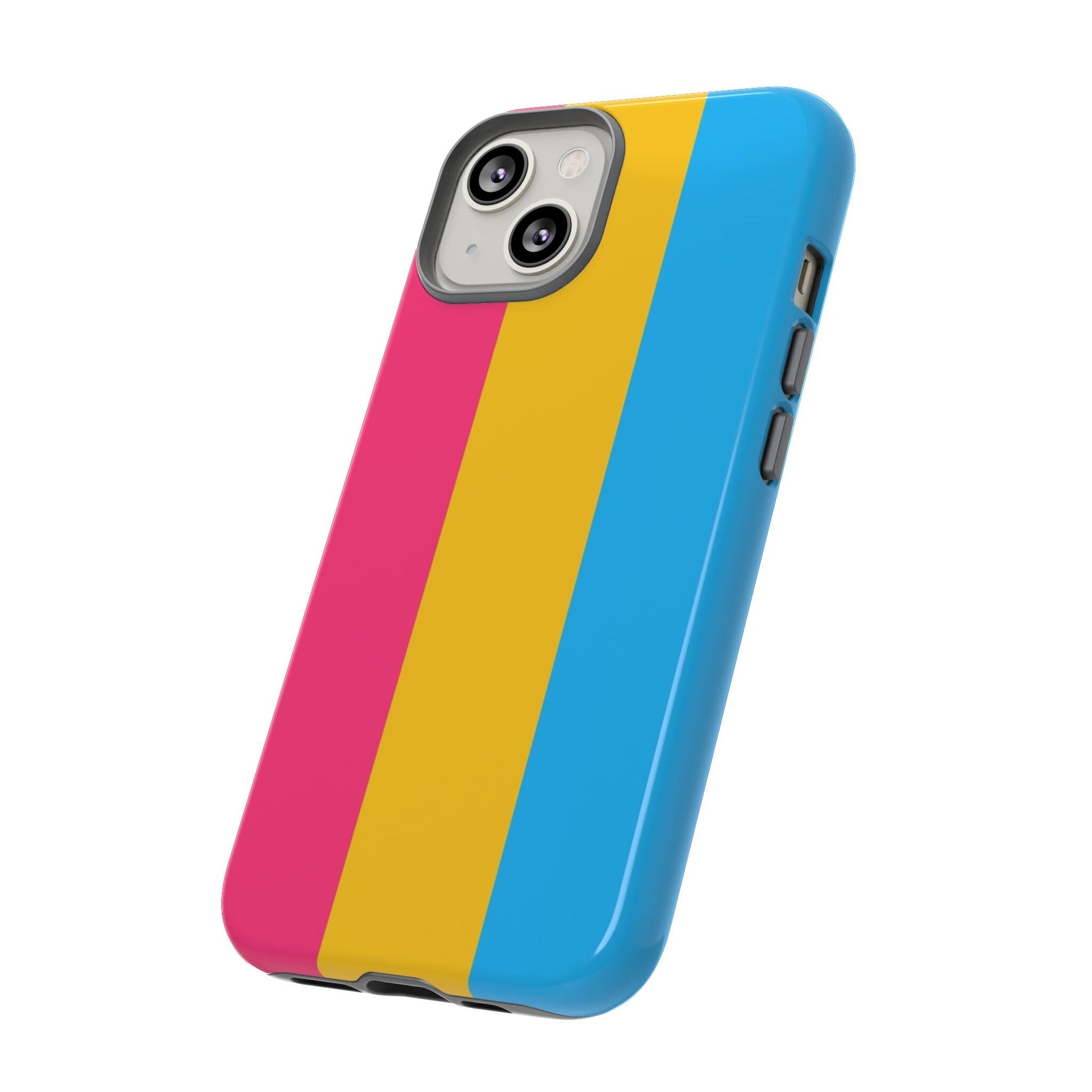 pansexual flag phone case, side