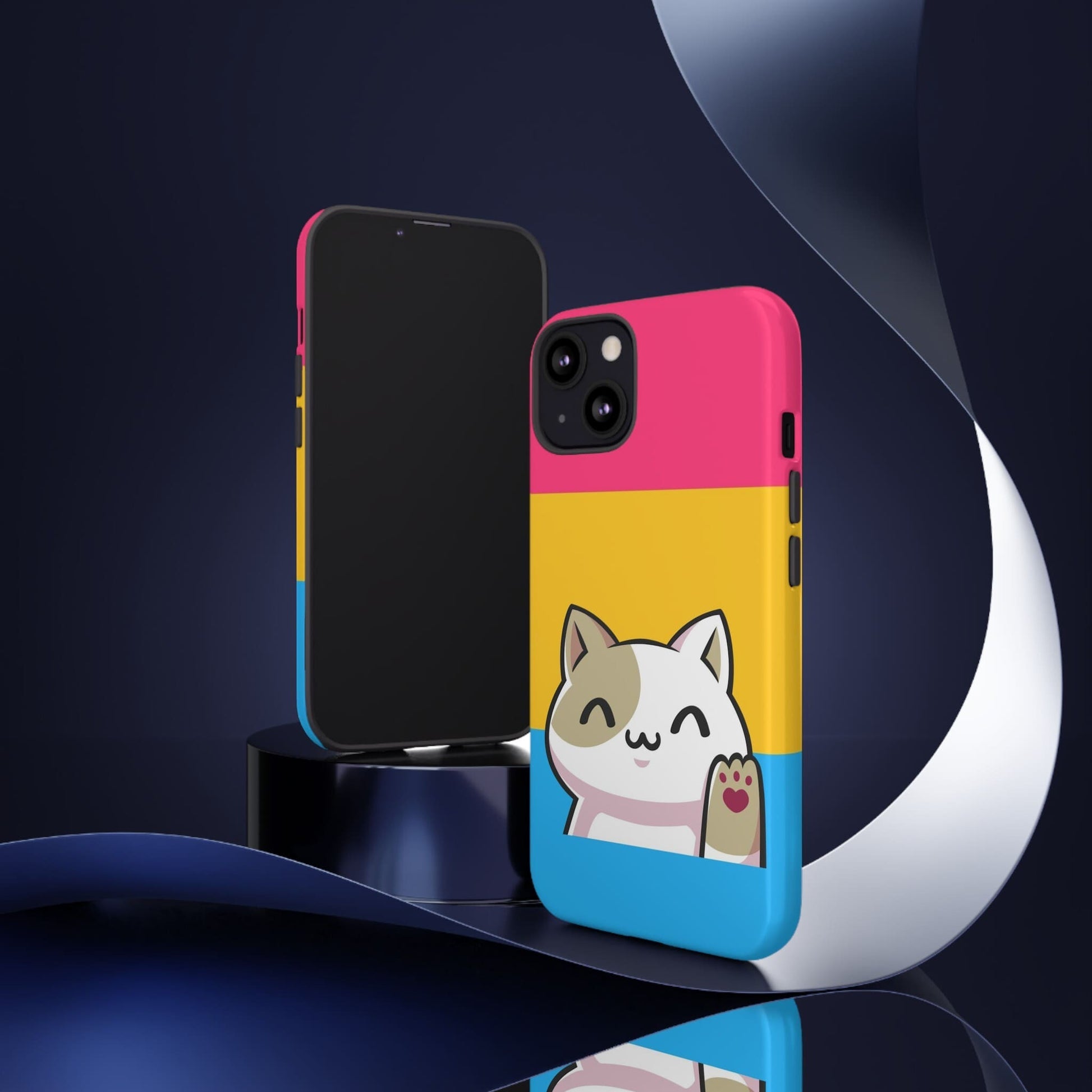 pansexual phone case kawaii cat