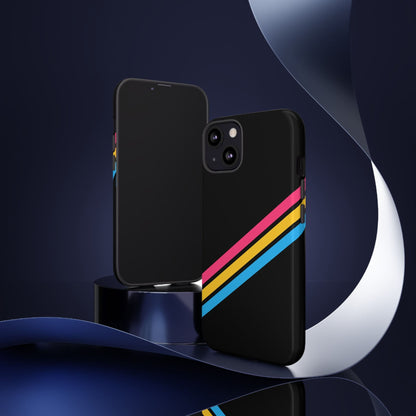 pansexual phone case, subtle pan pride