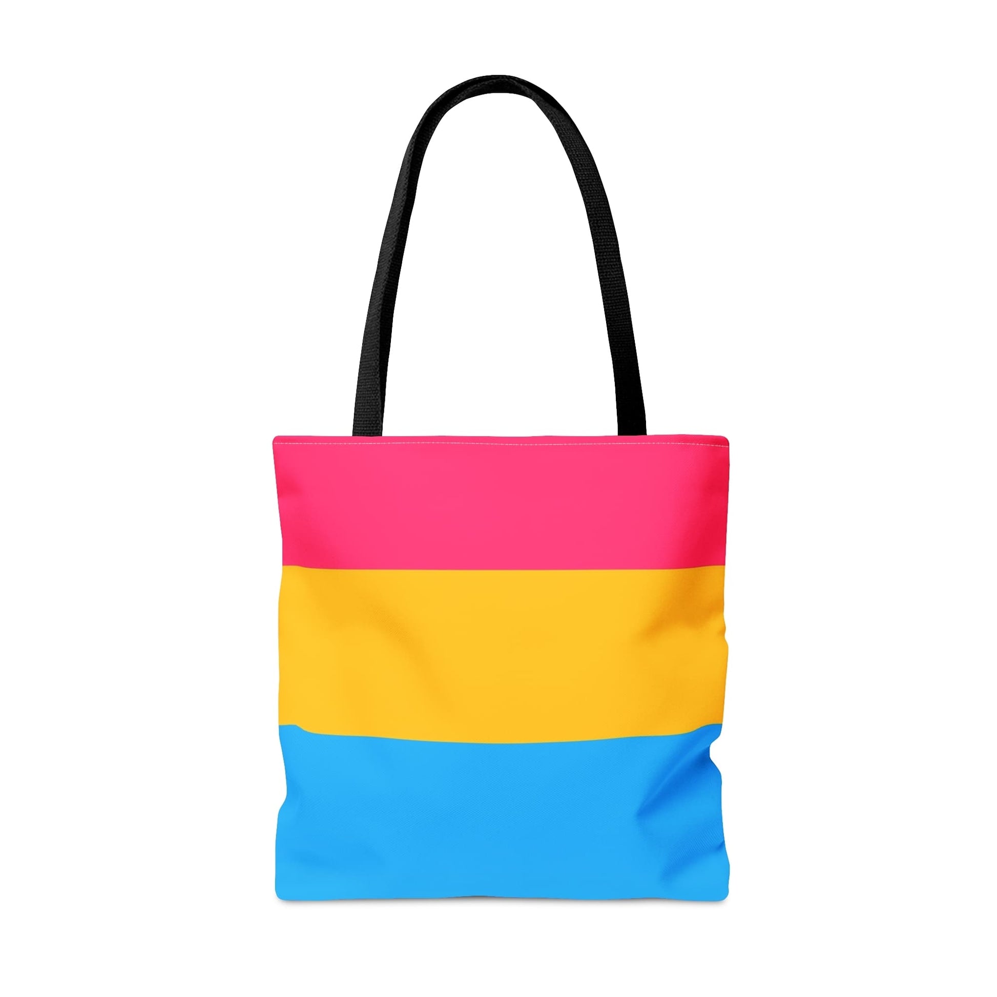 pansexual tote bag cute cat, back