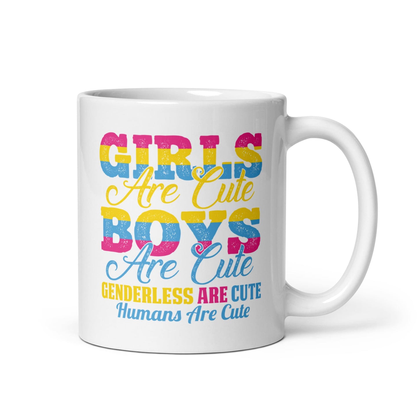 pansexual mug, funny pan pride coffee or tea cup