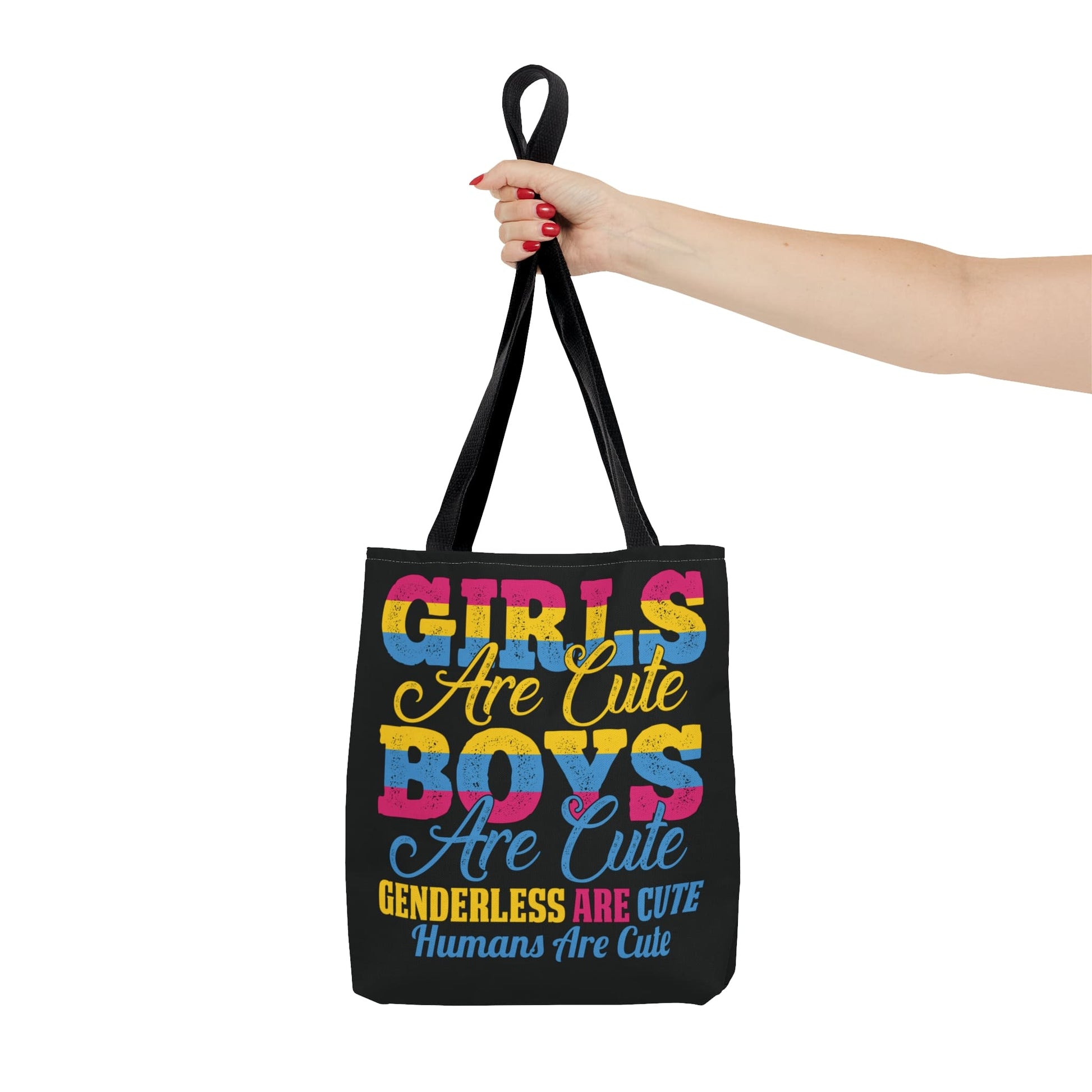 pansexual tote bag, funny pan pride bag, small