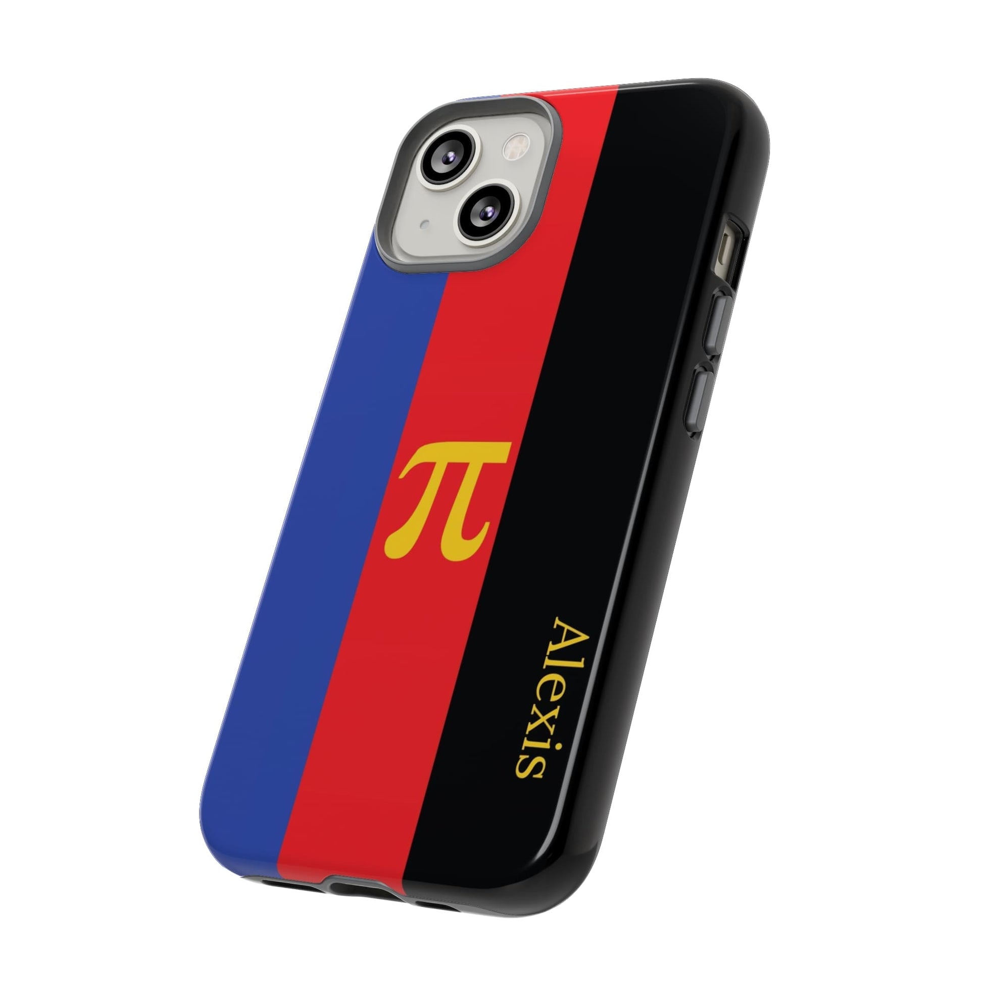 personalised polyamory flag phone case, side