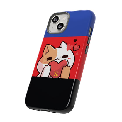 polyamory phone case kawaii cat, side