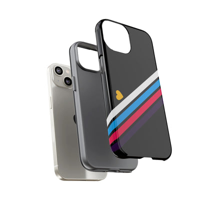 Polyamory phone case subtle pride