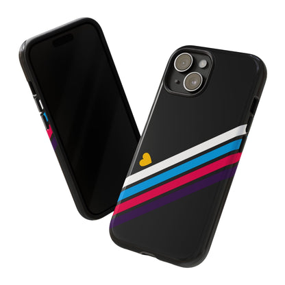 Polyamory phone case subtle pride