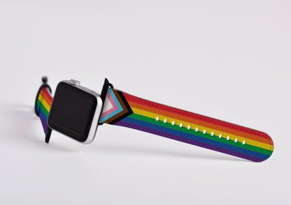 LGBTQ pride watch band for Apple iwatch, attach