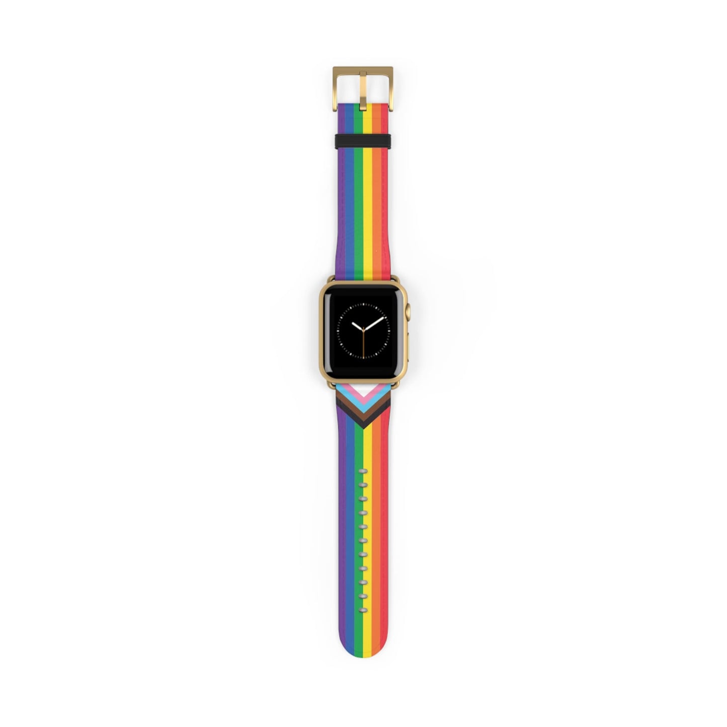 LGBTQ pride watch band for Apple iwatch, gold