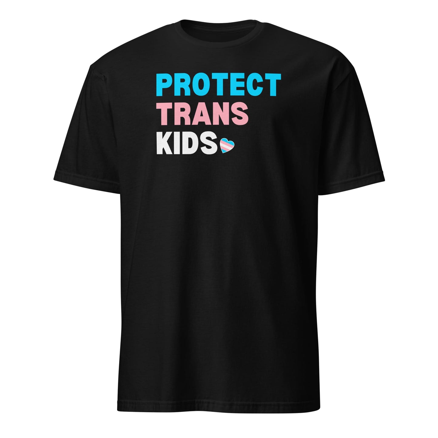 transgender shirt, protect trans kids, black