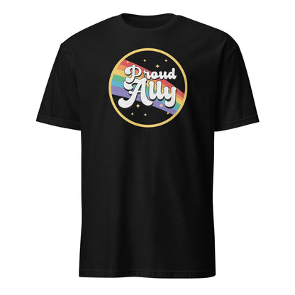 LGBT ally shirt, black