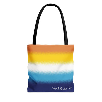 aroace flag tote bag, main