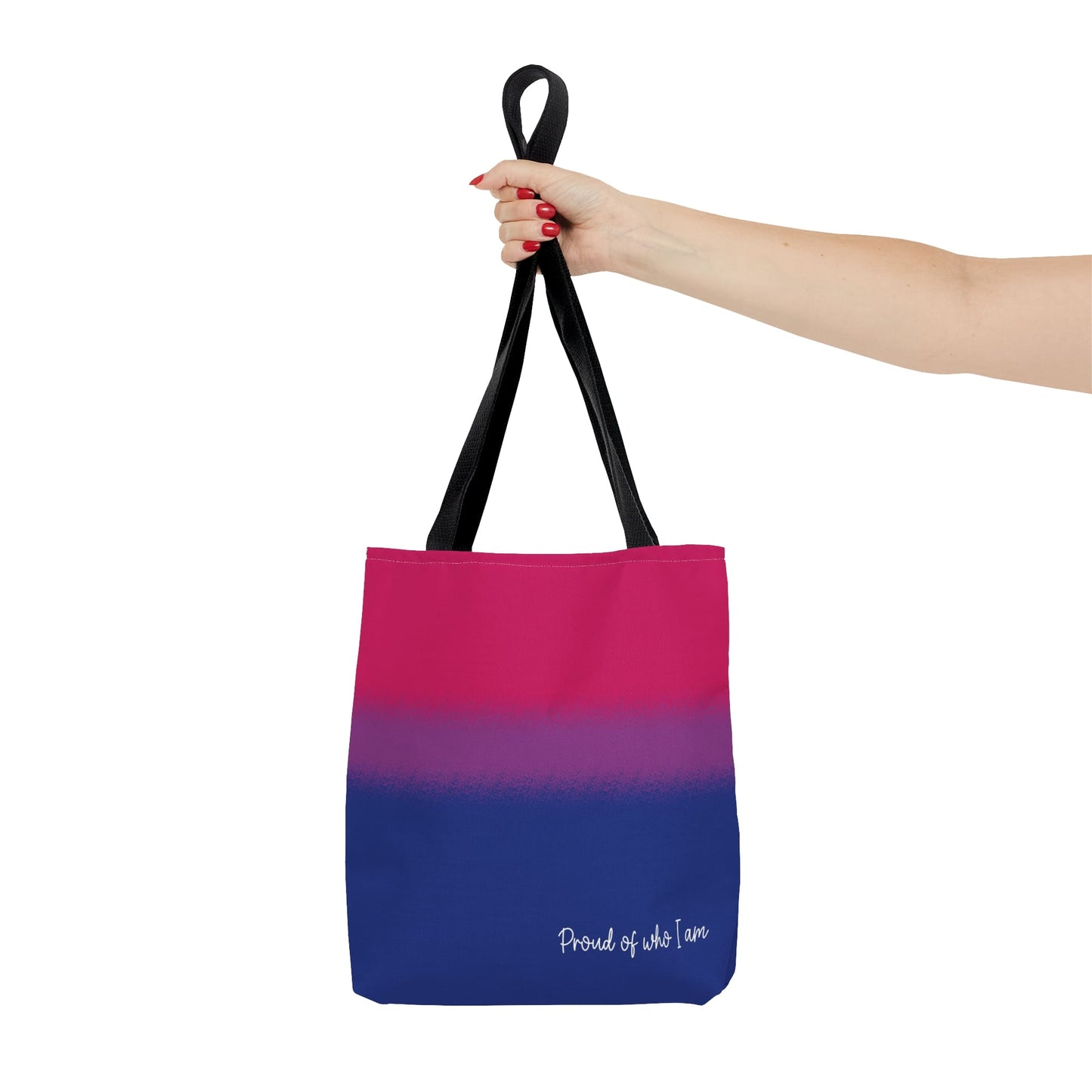 bisexual flag tote bag, small