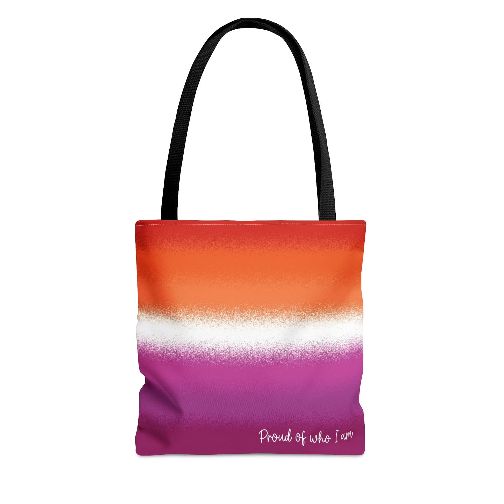 lesbian sunset flag tote bag, main