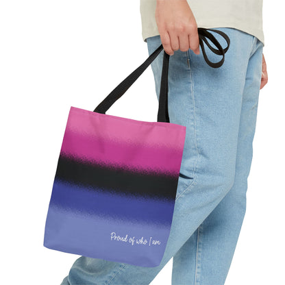 omnisexual flag tote bag, small