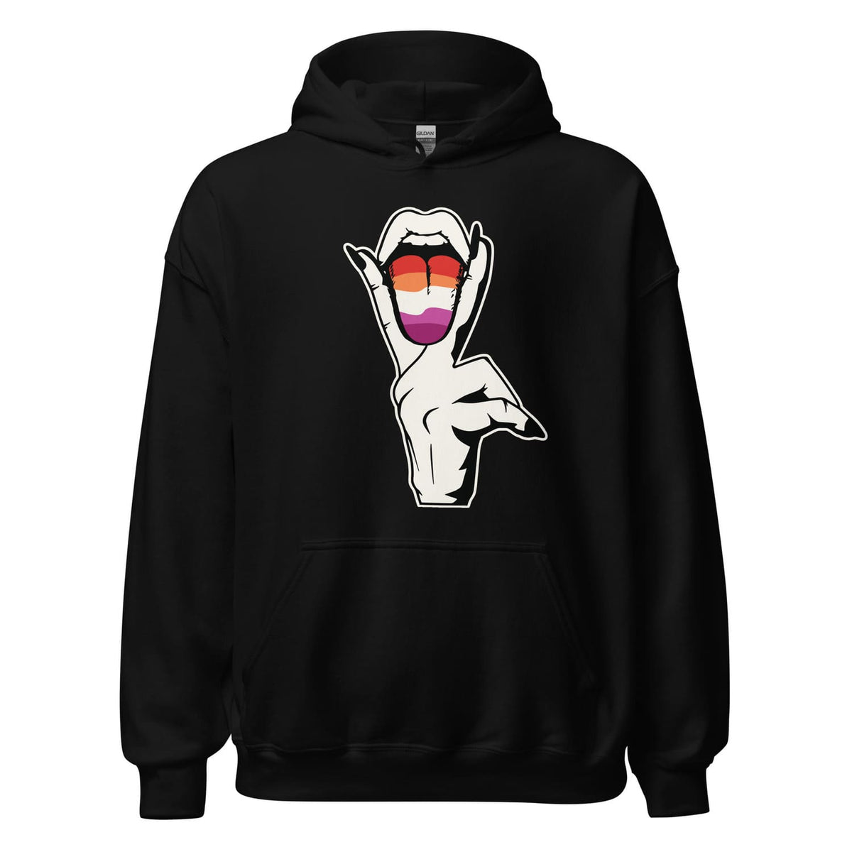 Provocative lesbian hoodie
