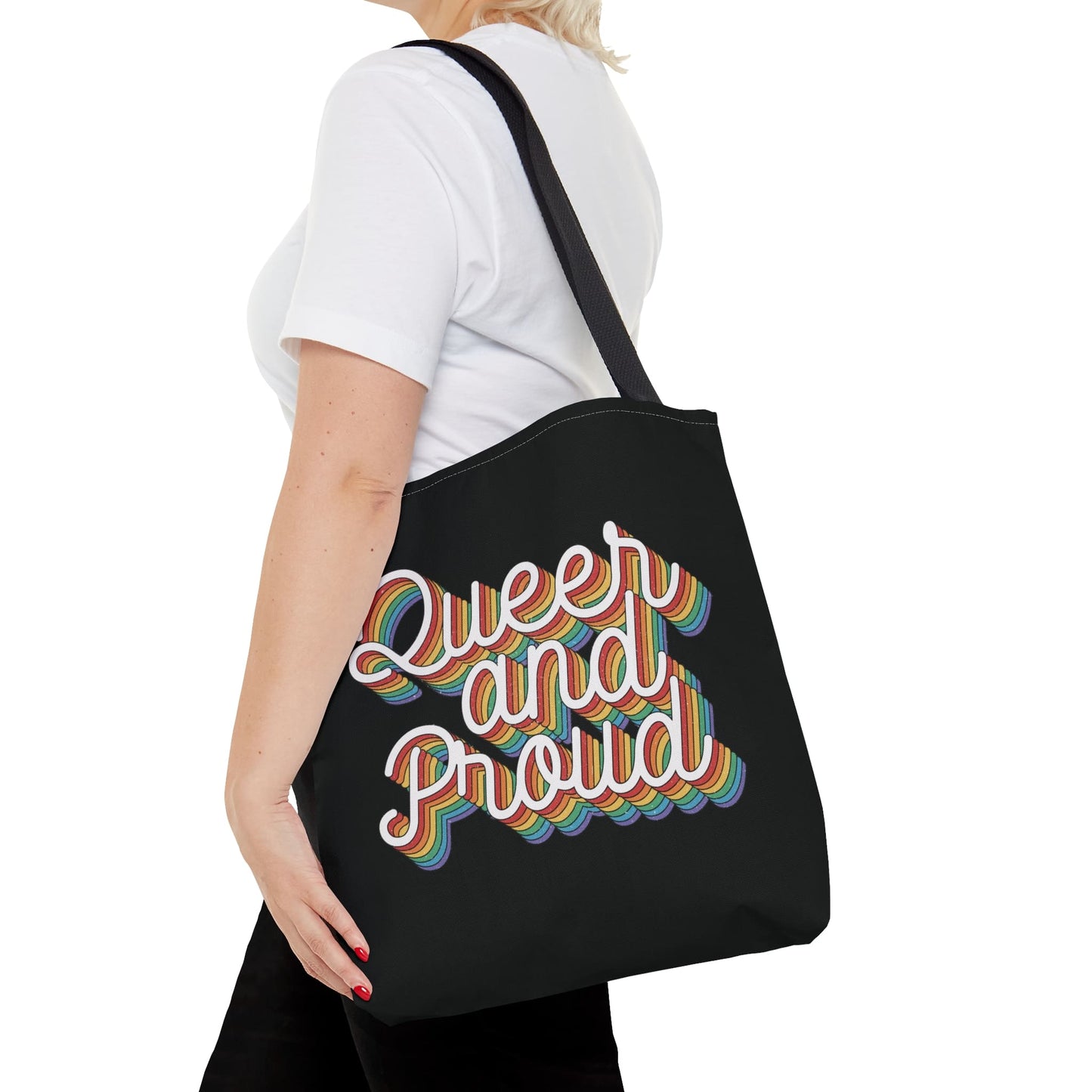 queer tote bag, proud LGBT bag, medium