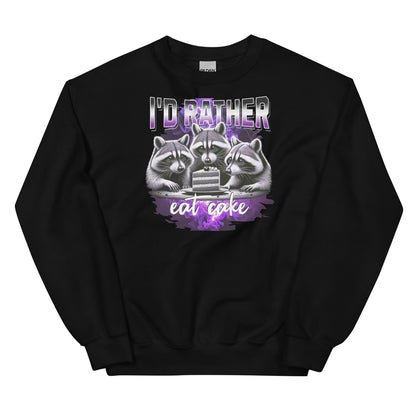 Asexual raccoons sweatshirt