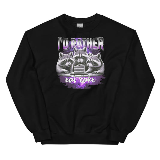 Asexual raccoons sweatshirt