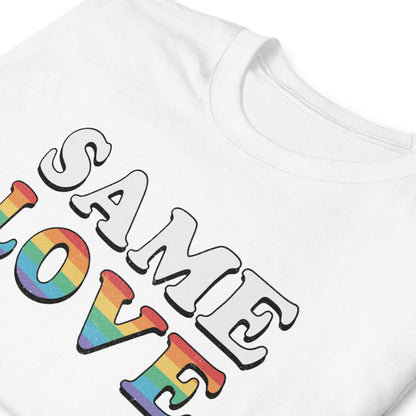 LGBT pride shirt, same love tee, zoom