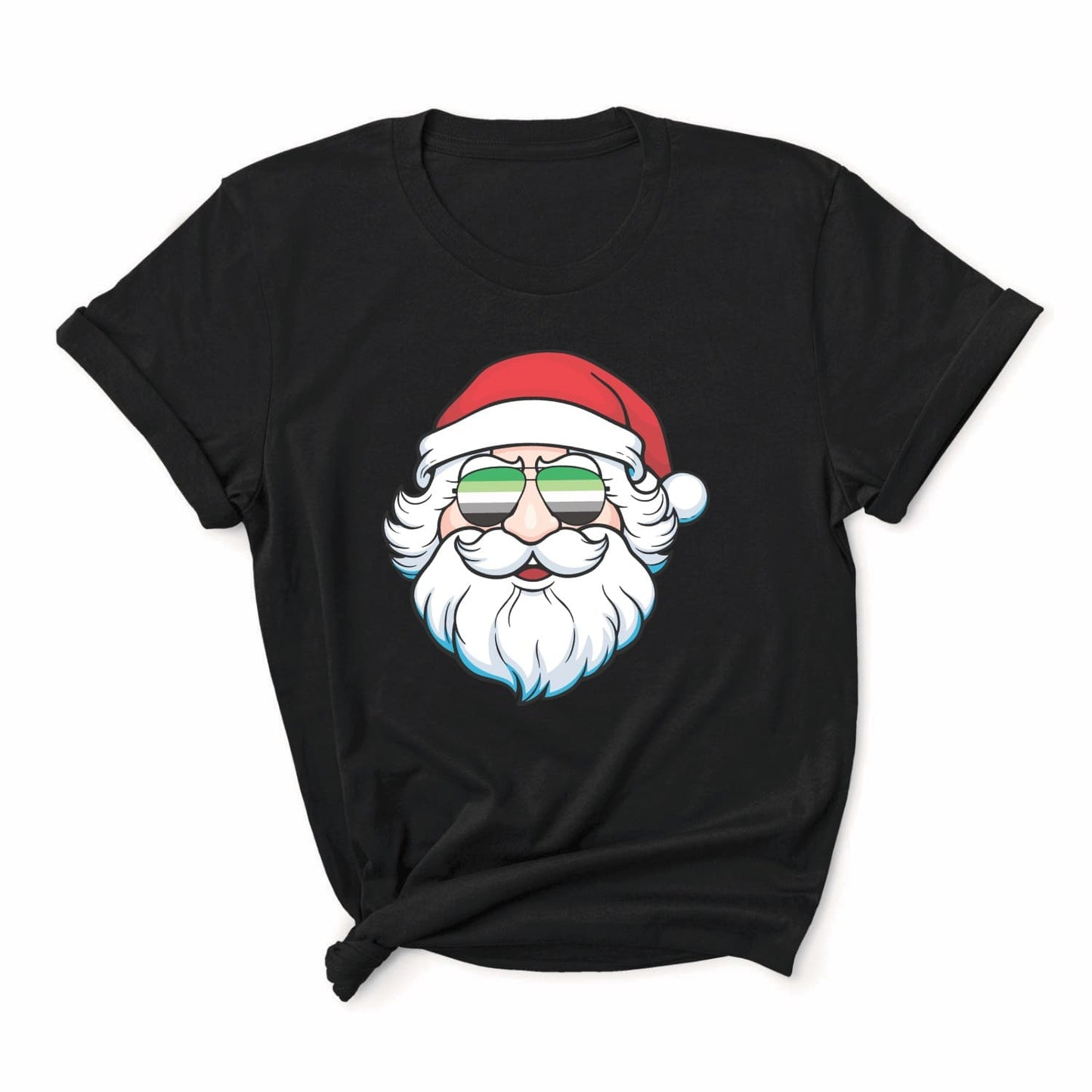 Santa claus aromantic shirt