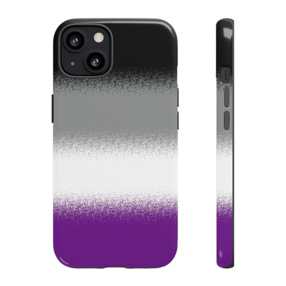 Asexual phone case sprayed flag