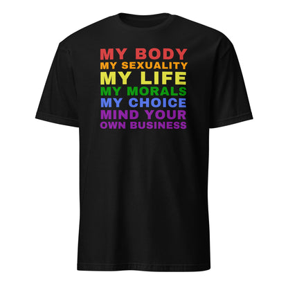 statement LGBTQ pride shirt, hang