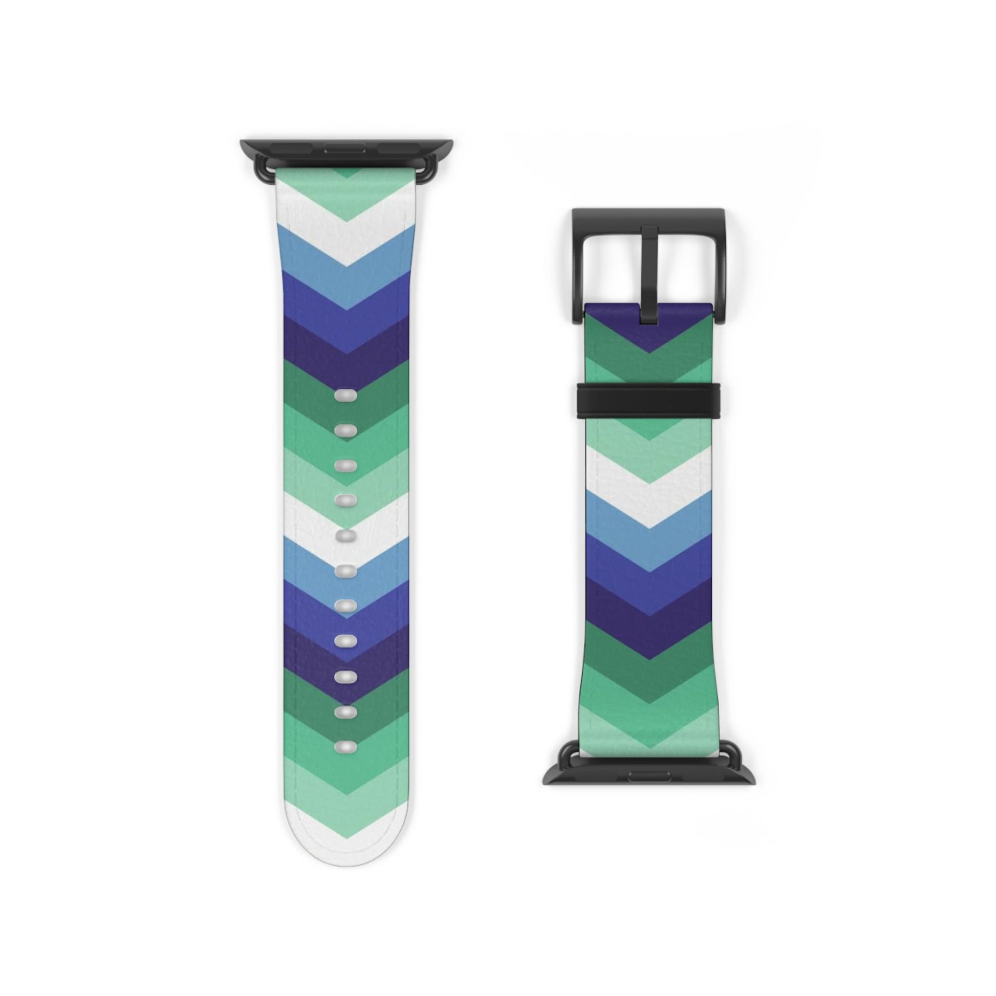 gay mlm apple watch band, discreet chevron pattern