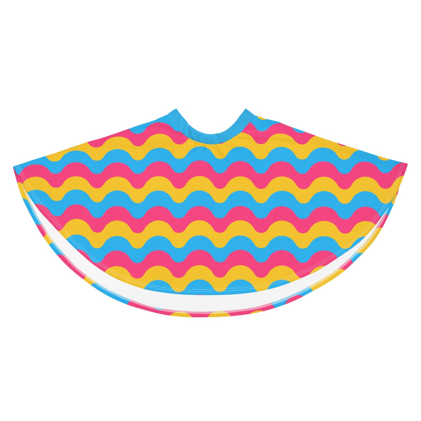 pansexual skirt, flatlay