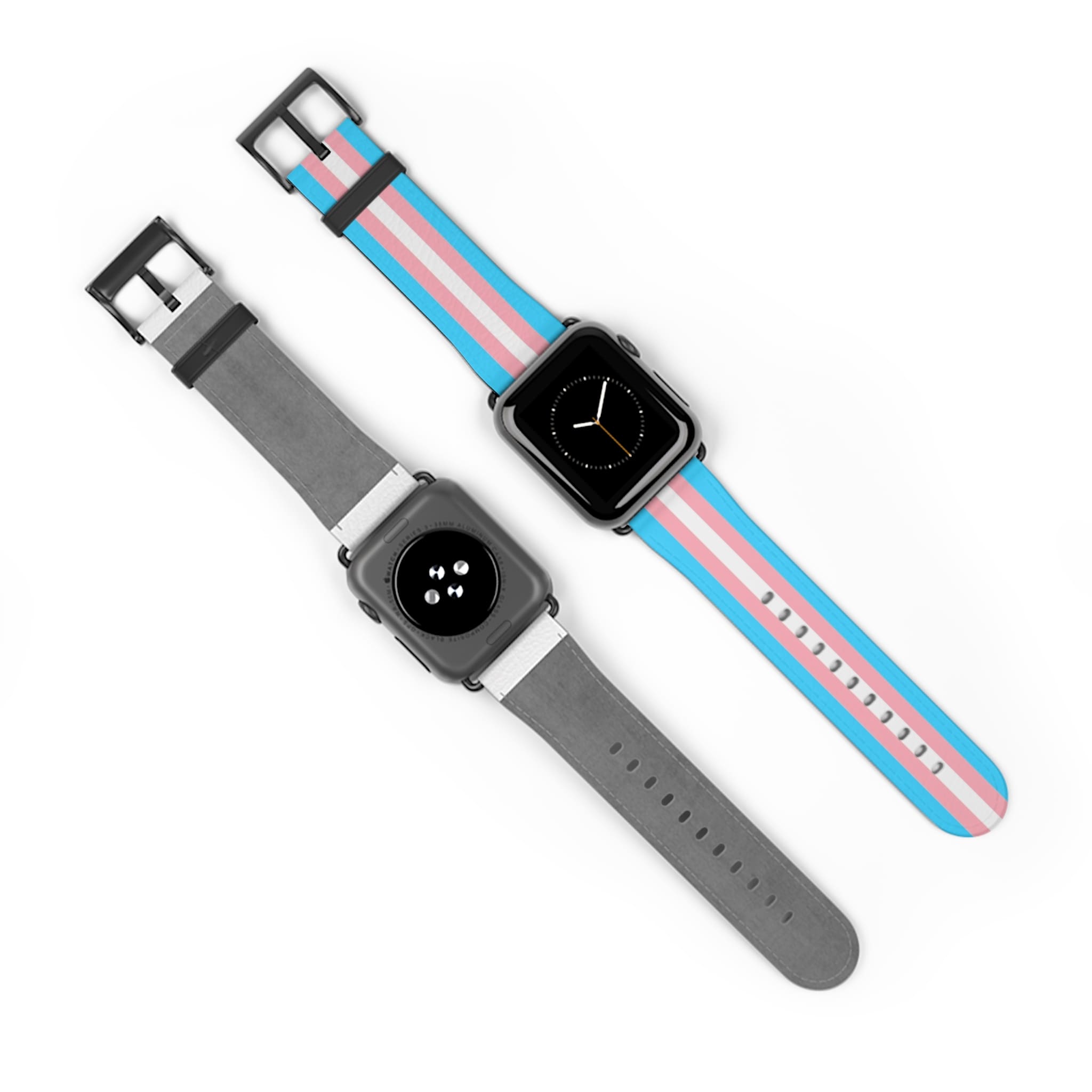 Trans flag apple watch band sale