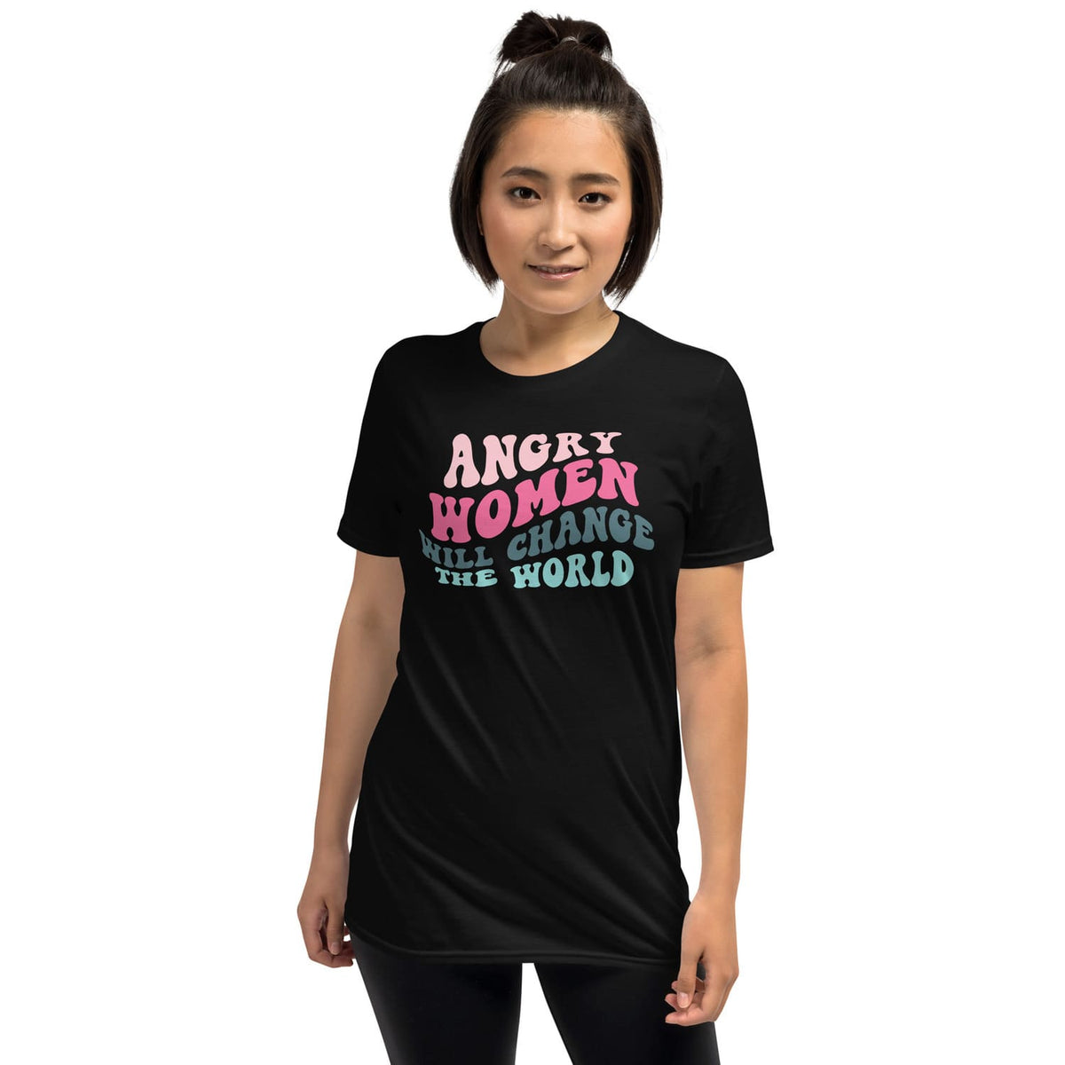 Women's rights activist feminist shirt, model 1