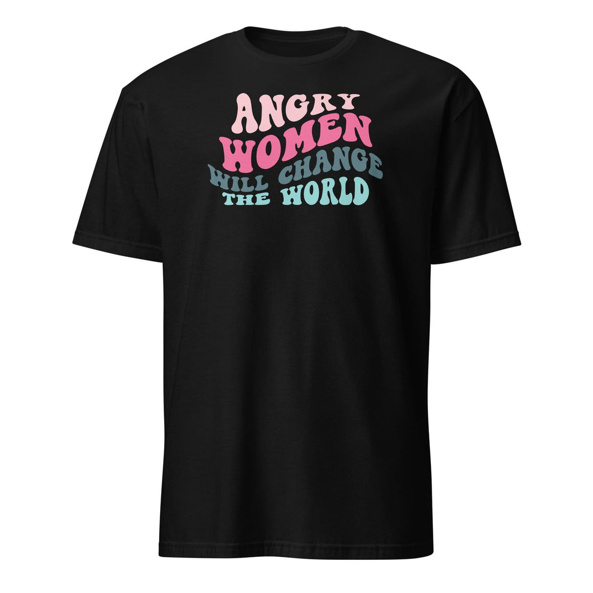 Women's rights activist feminist shirt, black