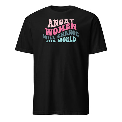 Women's rights activist feminist shirt, black