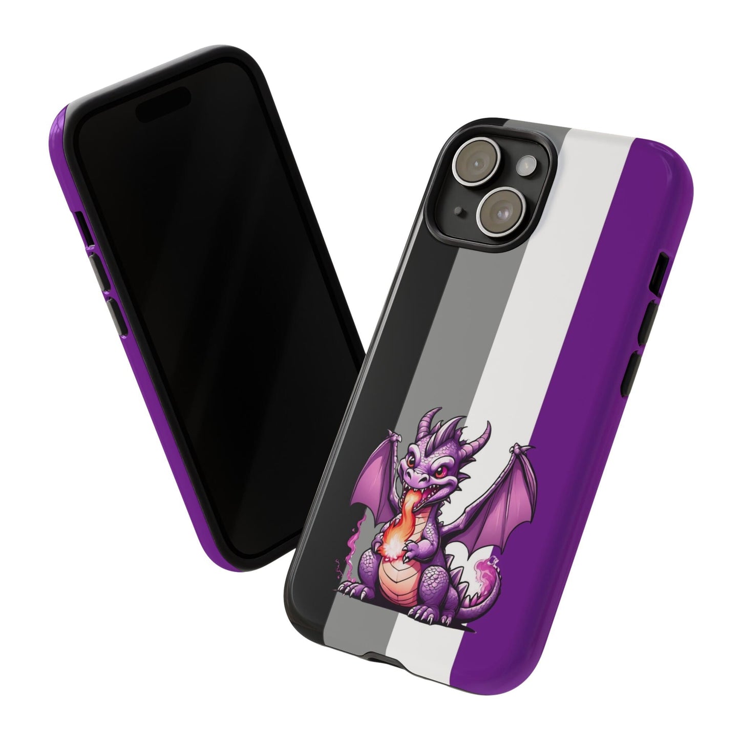 Asexual dragon phone case, tilt