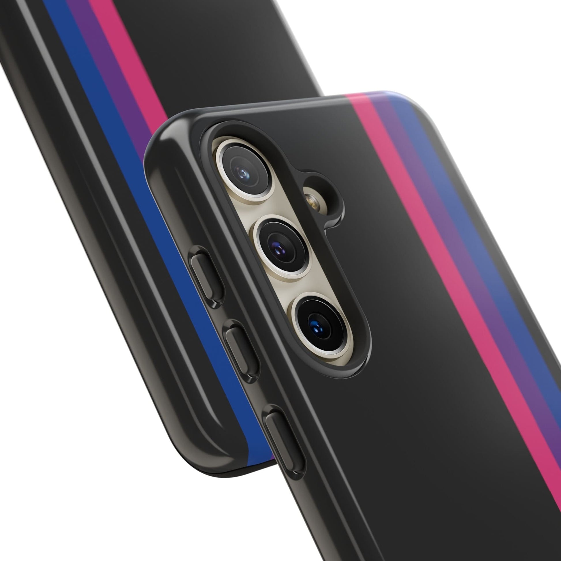 bisexual phone case, close up